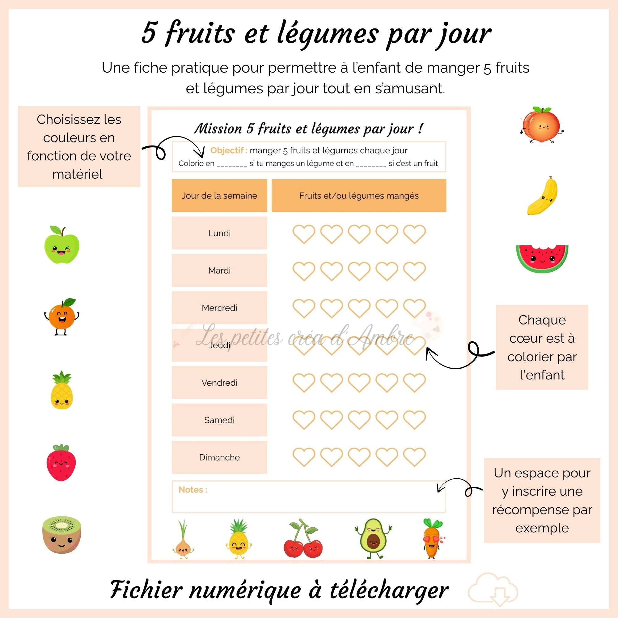 5 fruits et légumes par jour